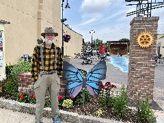 Dan Dorrough; Our Daily Walk; Butterflys; Central on Main Butterfly